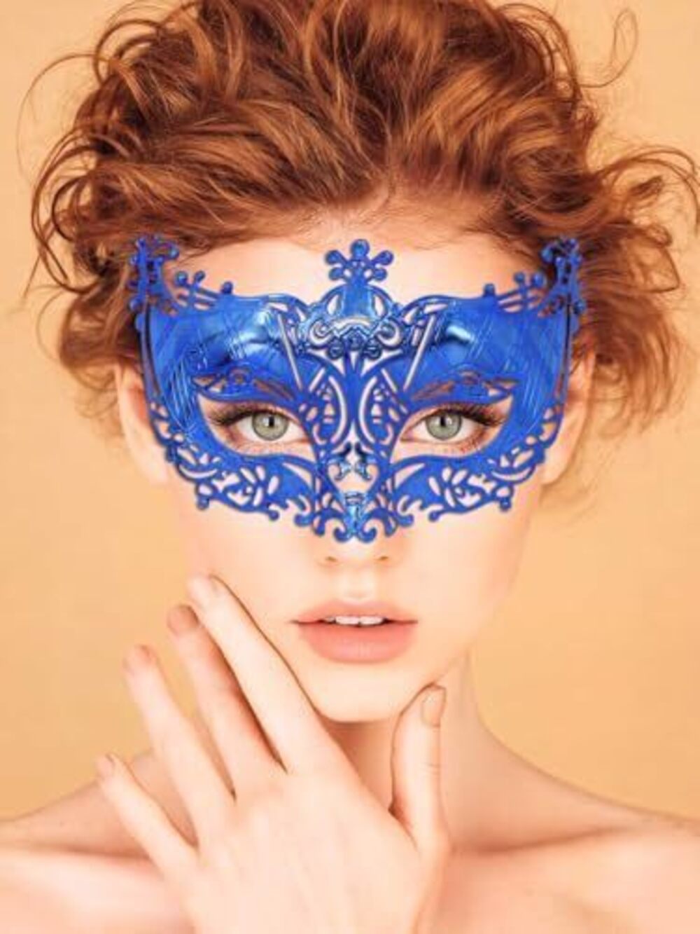 8463 Masquerade Mask Venetian Mardi Mars Mask Black Prom Ball Party Costume